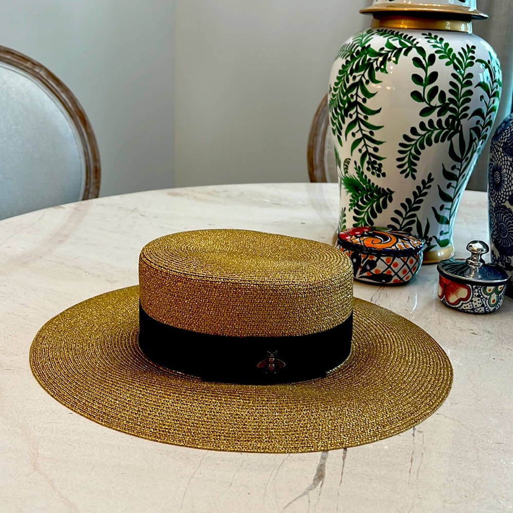 COPY - authentic gold Gucci hat